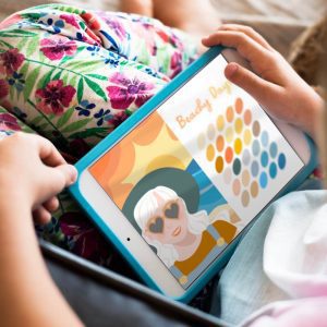 Beach Procreate Colour Palette & Illustration