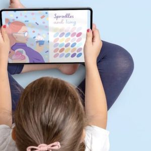 Pastel Procreate Colour Palette & Illustration