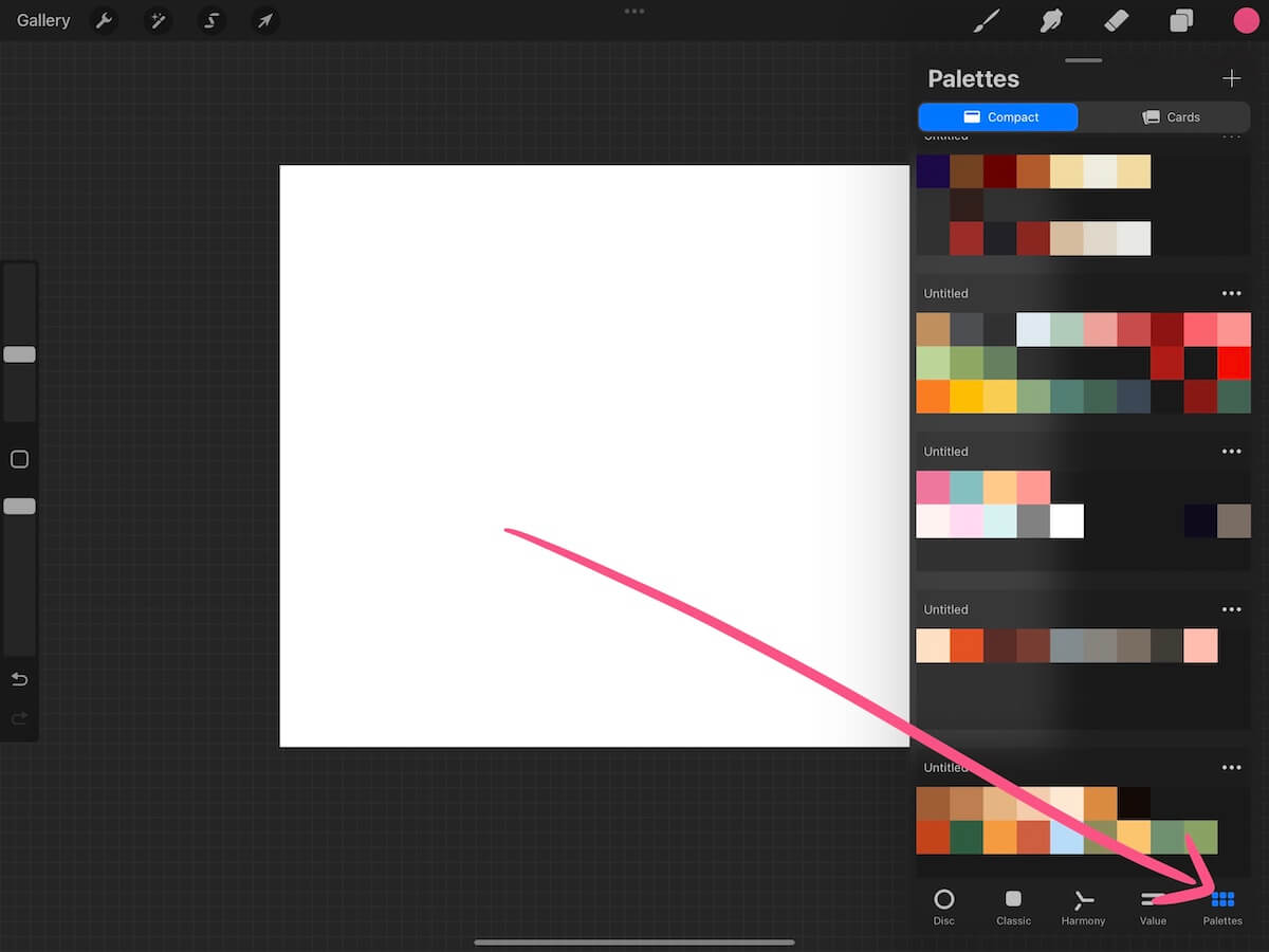 How to import a procreate colour palette 6